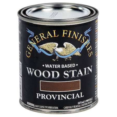 GENERAL FINISHES 1 Pt Provincial Wood Stain Water-Based Penetrating Stain WVPT